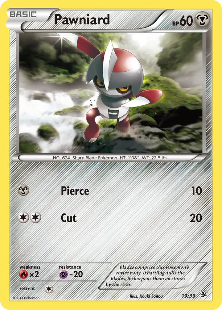 Kalos Starter Set 영어판 Pawniard 19 카드 앞면