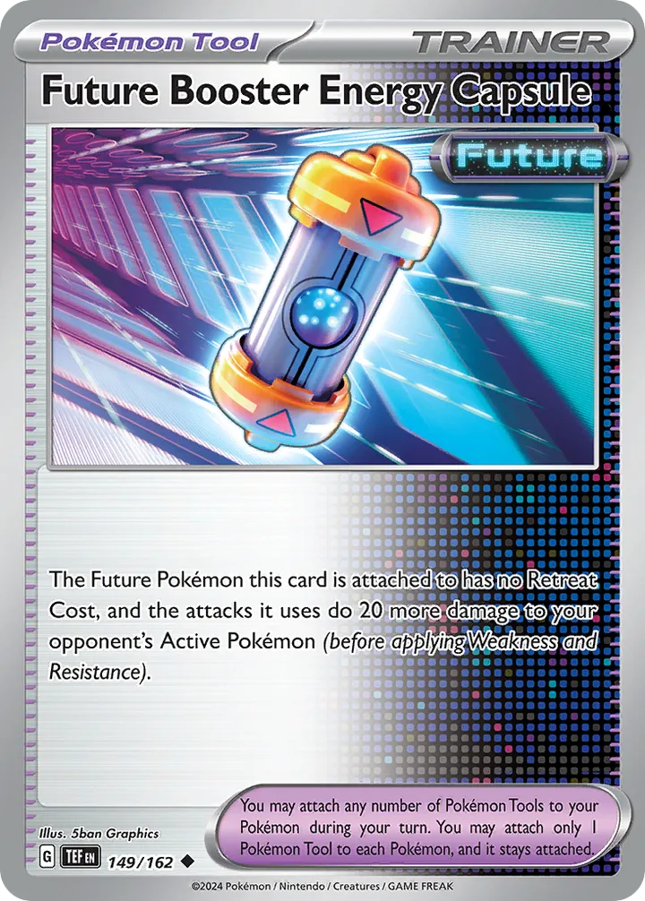 Scarlet & Violet—Temporal Forces 英語版 Future Booster Energy Capsule 149 カード表面