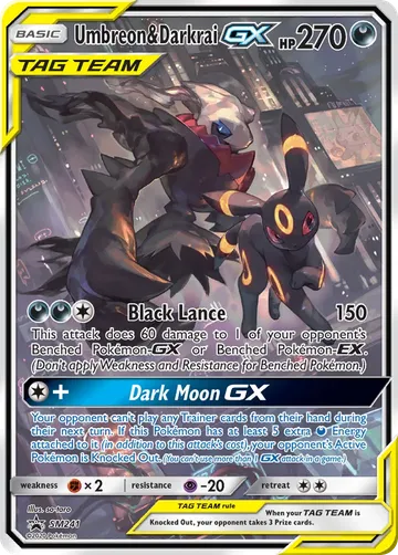 Umbreon & Darkrai GX SM241 $234.80