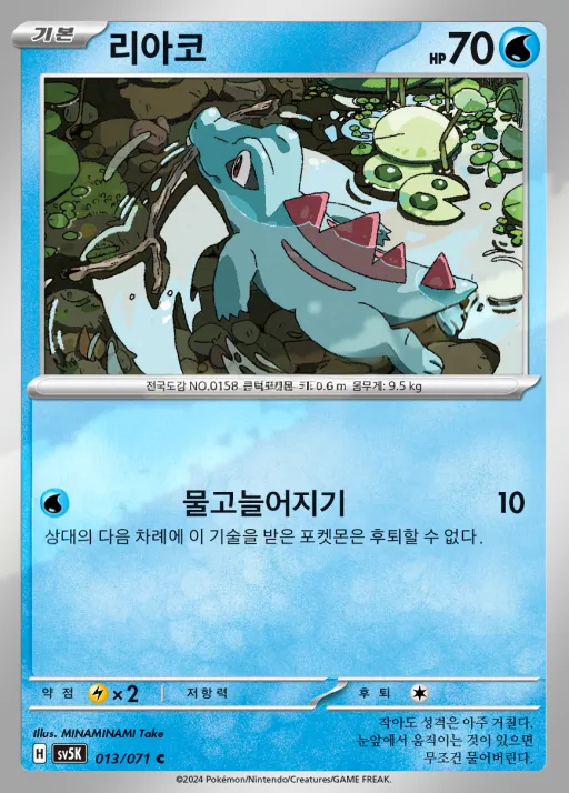 Front of 리아코 13, 와일드포스 Korean