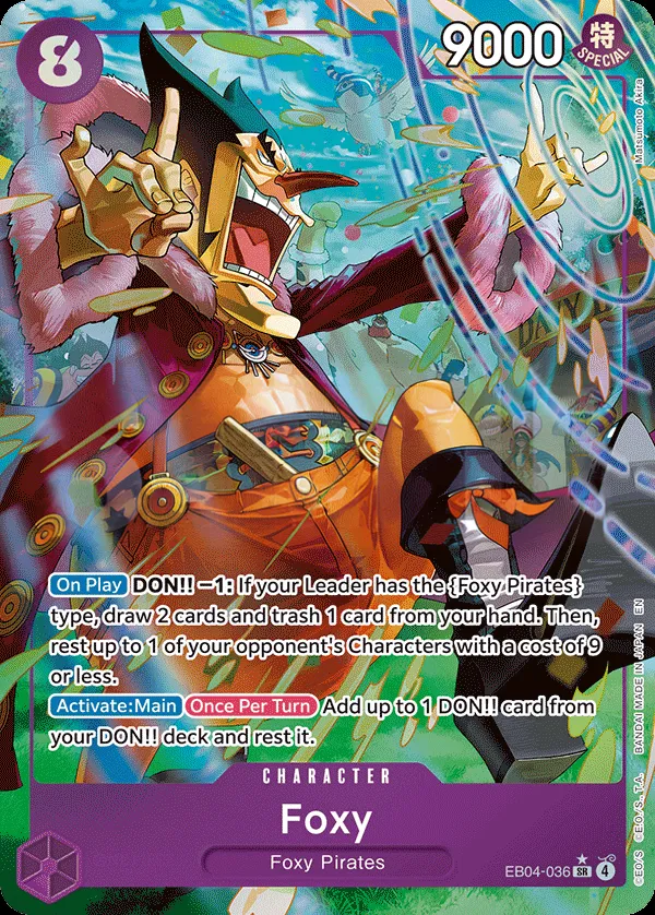 Egghead Crisis 영어판 Foxy EB04-036 · 패럴렐 카드 앞면