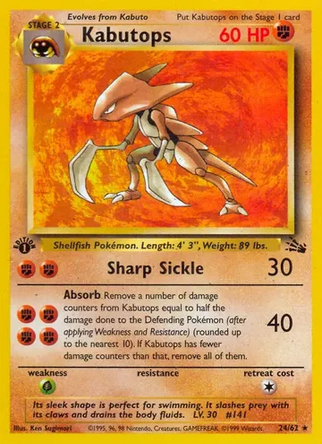 Kabutops 24 $6.88