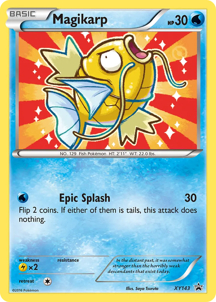 XY Black Star Promos 英語版 Magikarp XY143 カード表面
