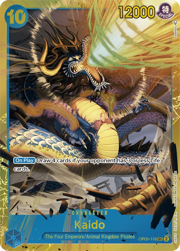 Awakening of the New Era 영어판 Kaido OP05-118 카드 앞면