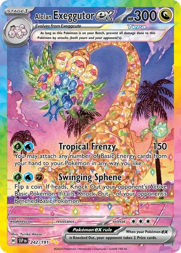 Alolan Exeggutor ex 242 $24.34