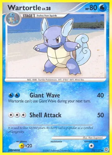 Wartortle 75 $3.43
