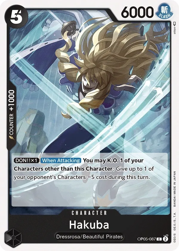 Awakening of the New Era 英語版 Hakuba OP05-087 カード表面