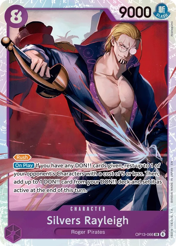 Carrying on His Will 英語版 Silvers Rayleigh OP13-066 カード表面