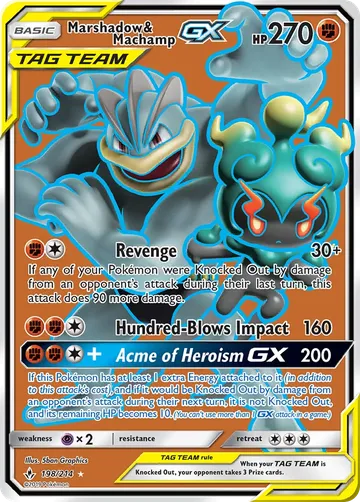 Marshadow & Machamp-GX 198 $43.82