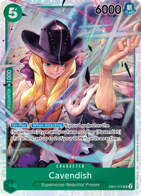 Memorial Collection 영어판 Cavendish EB01-012 카드 앞면