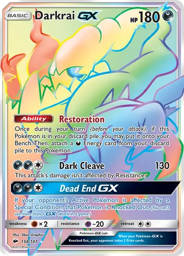 Darkrai-GX 158