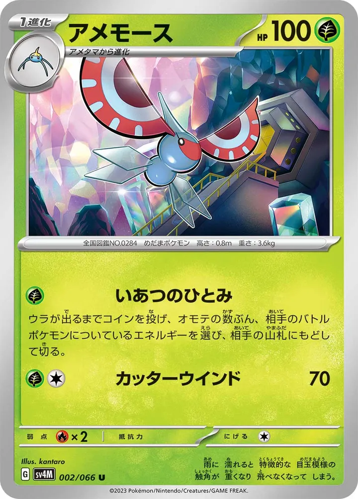 Front of Masquerain 2, 未来の一閃 Japanese