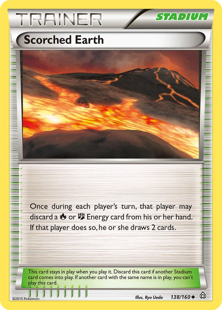 XY—Primal Clash 英語版 Scorched Earth 138 カード表面
