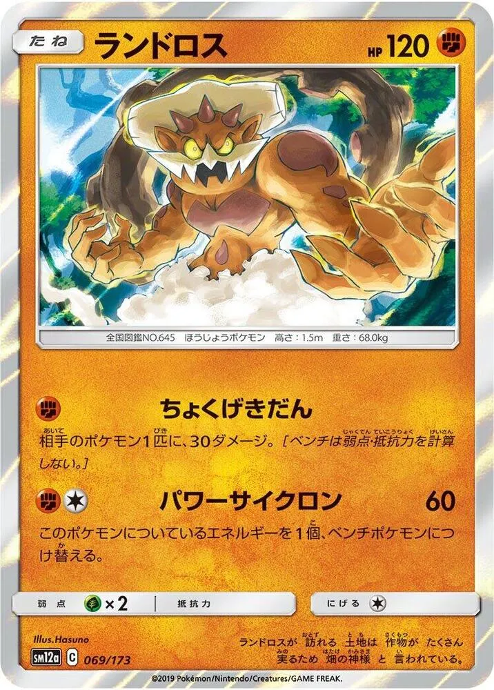 TAG TEAM GX タッグオールスターズ 일본판 ランドロス 69 카드 앞면