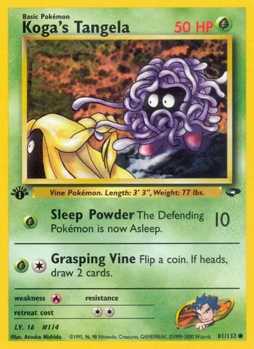 Koga's Tangela 81 $1.49