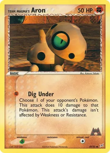 Team Magma's Aron 59 $1.37