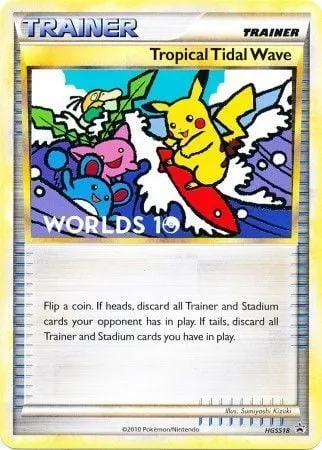 HGSS Black Star Promos 英語版 Tropical Tidal Wave HGSS18 カード表面