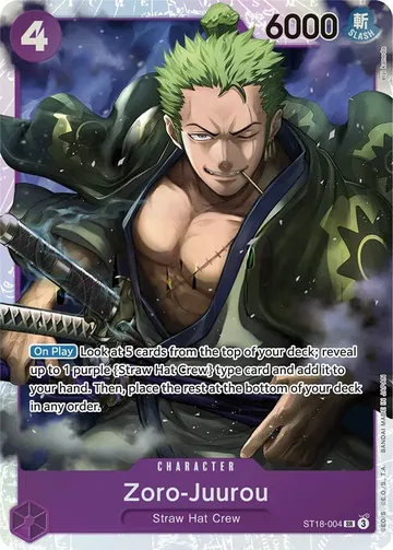 Zoro-Juurou ST18-004 $2.24