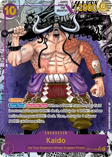Kaido OP17-062 · Parallel 2 $969.23