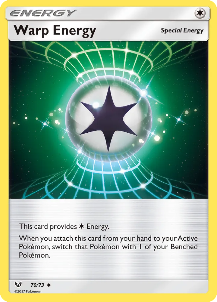 Shining Legends 英語版 Warp Energy 70 カード表面