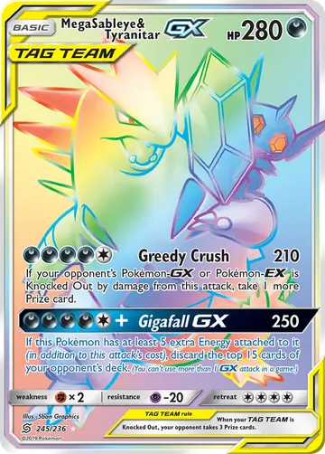 Mega Sableye & Tyranitar-GX 245 ¥14,013