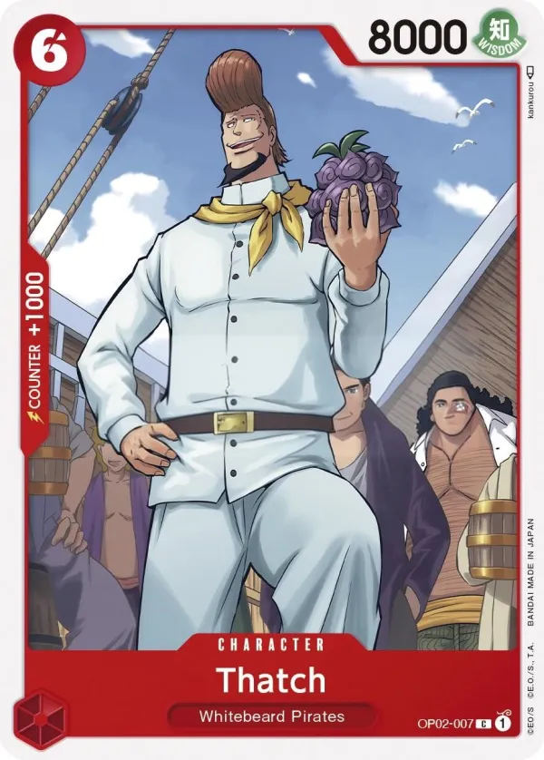 Paramount War 英語版 Thatch OP02-007 カード表面