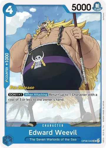 Edward Weevil OP08-042 · Pre-Release $1.11