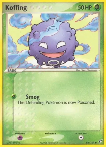 Koffing 62 $2.09