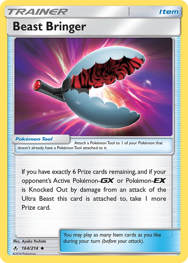 Sun & Moon—Unbroken Bonds 영어판 Beast Bringer 164 카드 앞면
