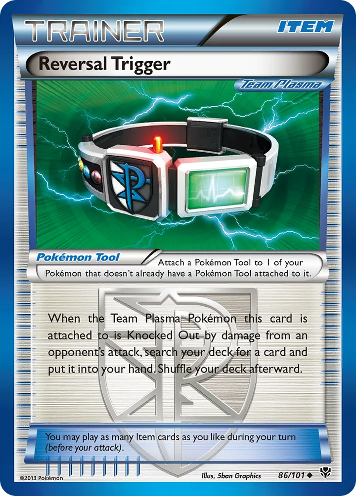 Black & White—Plasma Blast 英語版 Reversal Trigger 86 カード表面