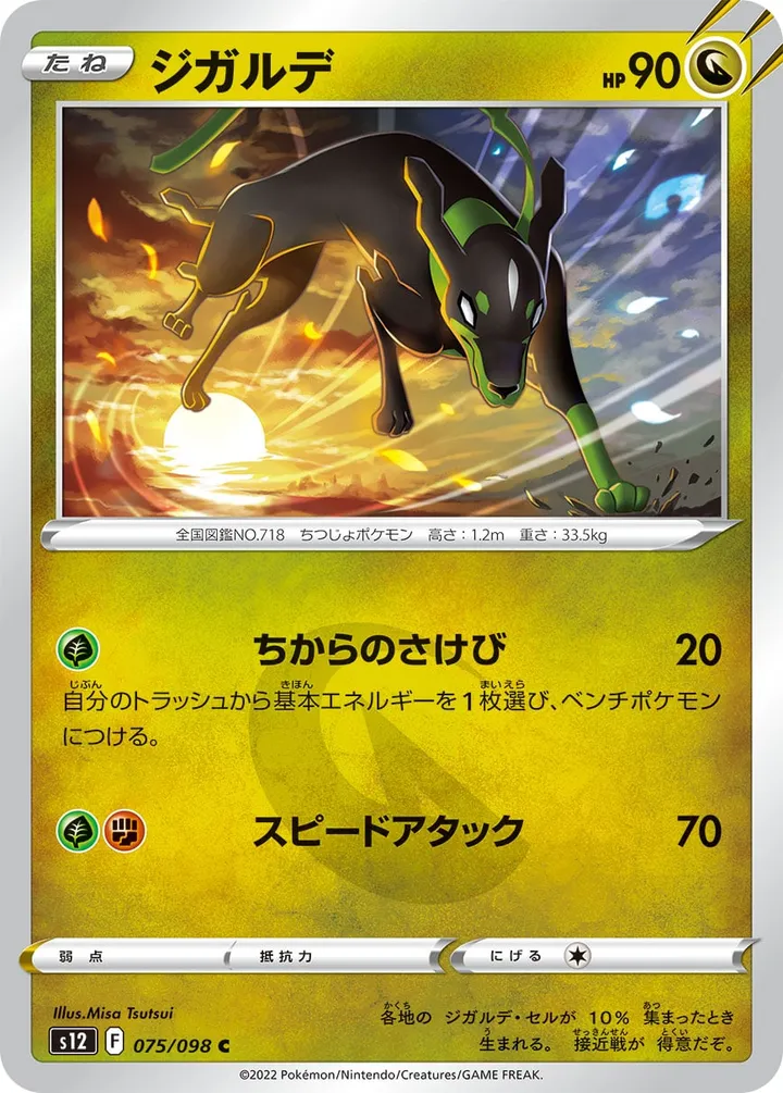 Front of Zygarde 75, パラダイムトリガー Japanese