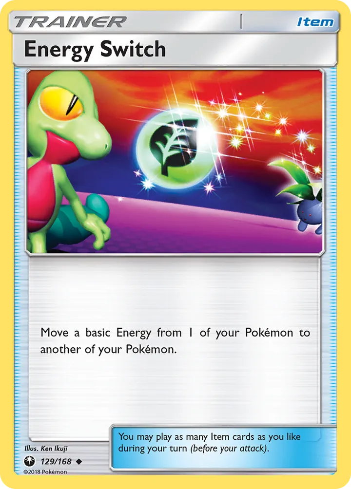 Sun & Moon—Celestial Storm 英語版 Energy Switch 129 カード表面