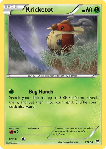 Kricketot 5 $0.24