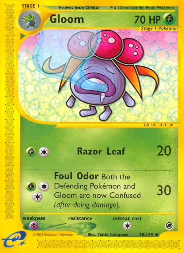 Front of Gloom 78, Expedition Base Set English