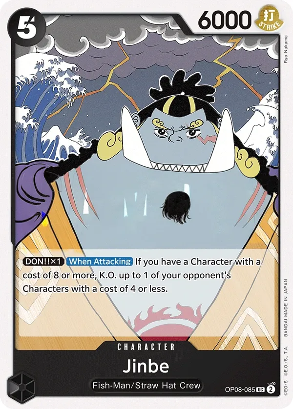 Two Legends 英語版 Jinbe OP08-085 カード表面