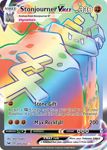Stonjourner VMAX 205 $5.94