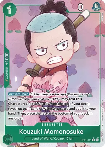 Kouzuki Momonosuke OP01-041 · Parallel 5 $5.38