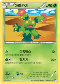 플라스마게일 한국판 마라카치 6 카드 앞면