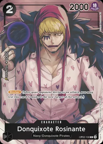 Donquixote Rosinante OP02-108 · パラレル ¥760