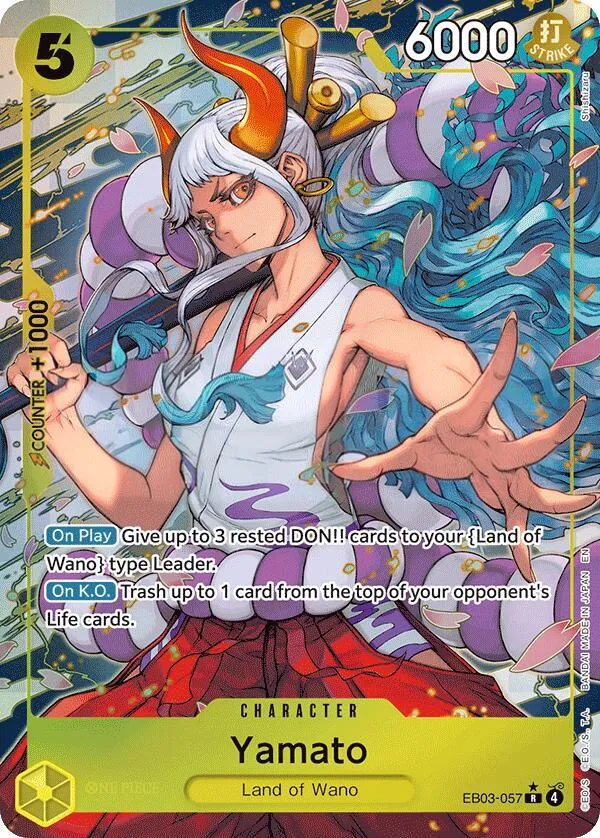 Front of Yamato EB03-057 · Parallel, One Piece Heroines Edition English