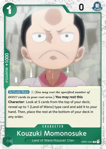 Kouzuki Momonosuke OP01-041 · Parallel 3 $5.82