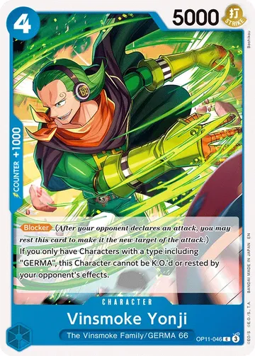 Vinsmoke Yonji OP11-046 $0.06