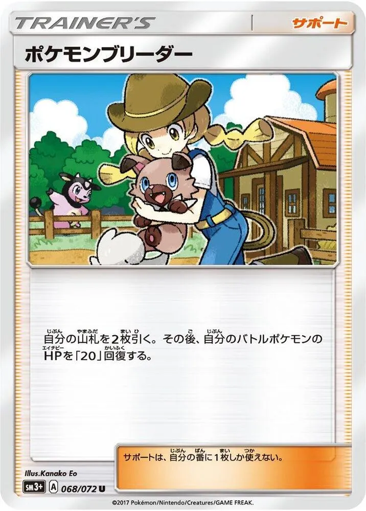 Front of Pokemon Breeder 68, ひかる伝説 Japanese