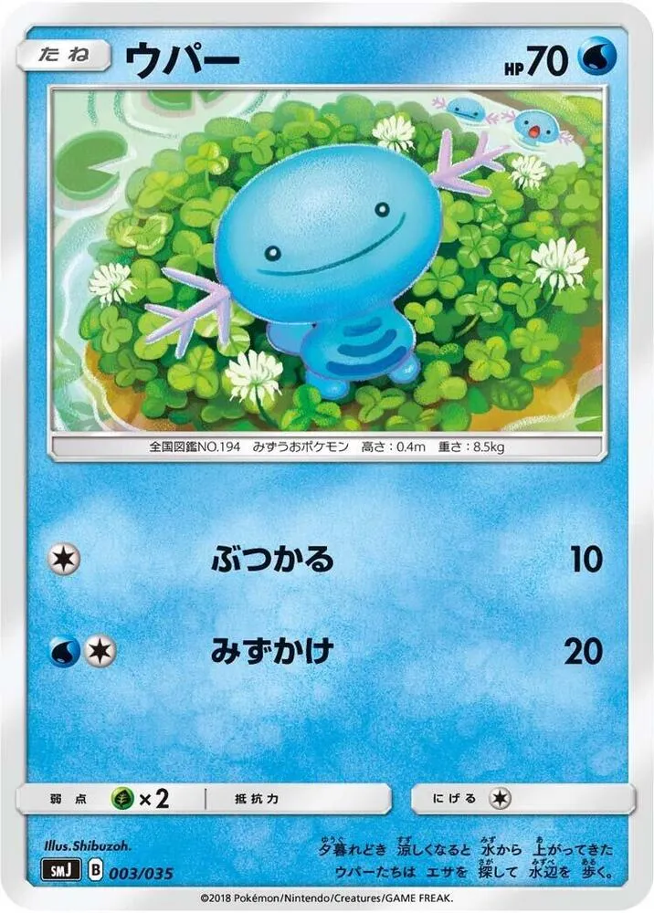 Front of Wooper 3, プレミアムトレーナーボックス「TAG TEAM GX」 Japanese
