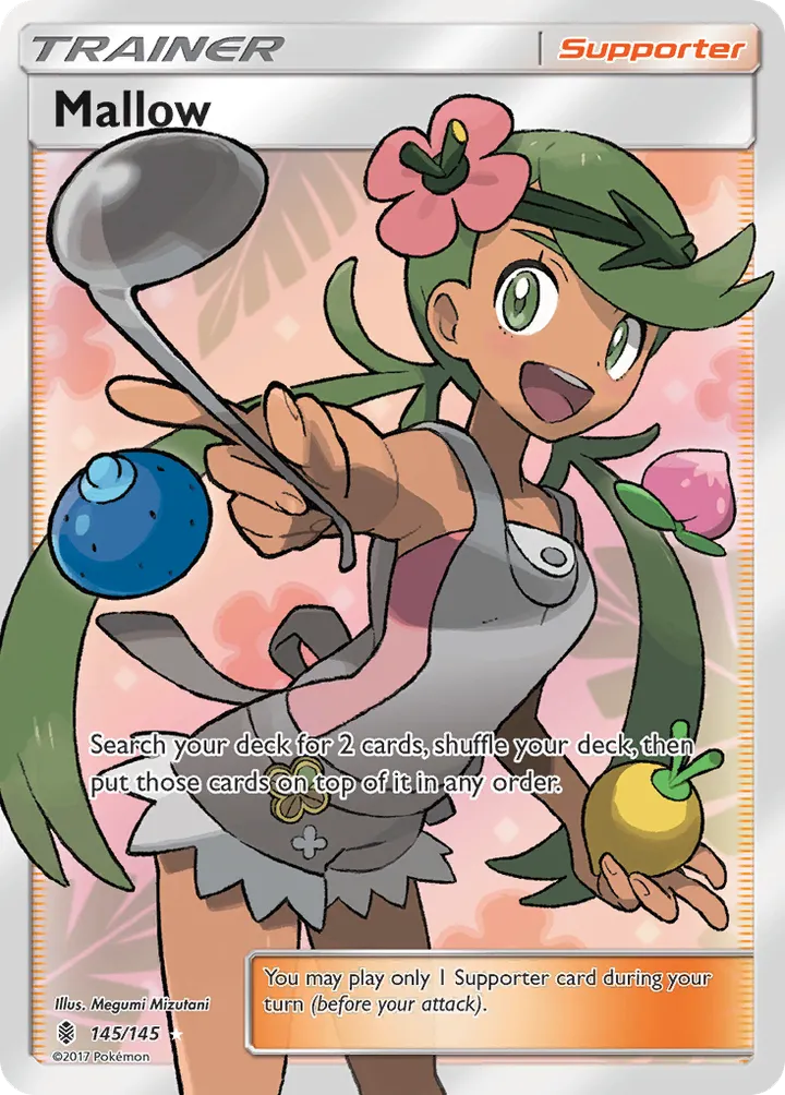 Sun & Moon—Guardians Rising 英語版 Mallow 145 カード表面