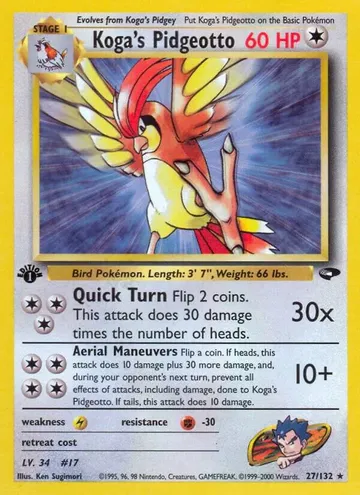 Koga's Pidgeotto 27 ¥1,600