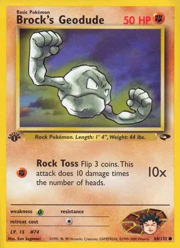 Brock's Geodude 68 ₩1,300