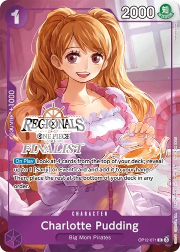 Charlotte Pudding · 리저널 파이널리스트