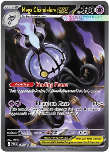Mega Chandelure ex 115 ₩40,308