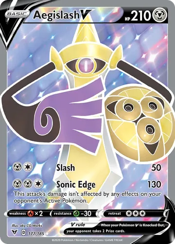 Aegislash V 177 $3.05